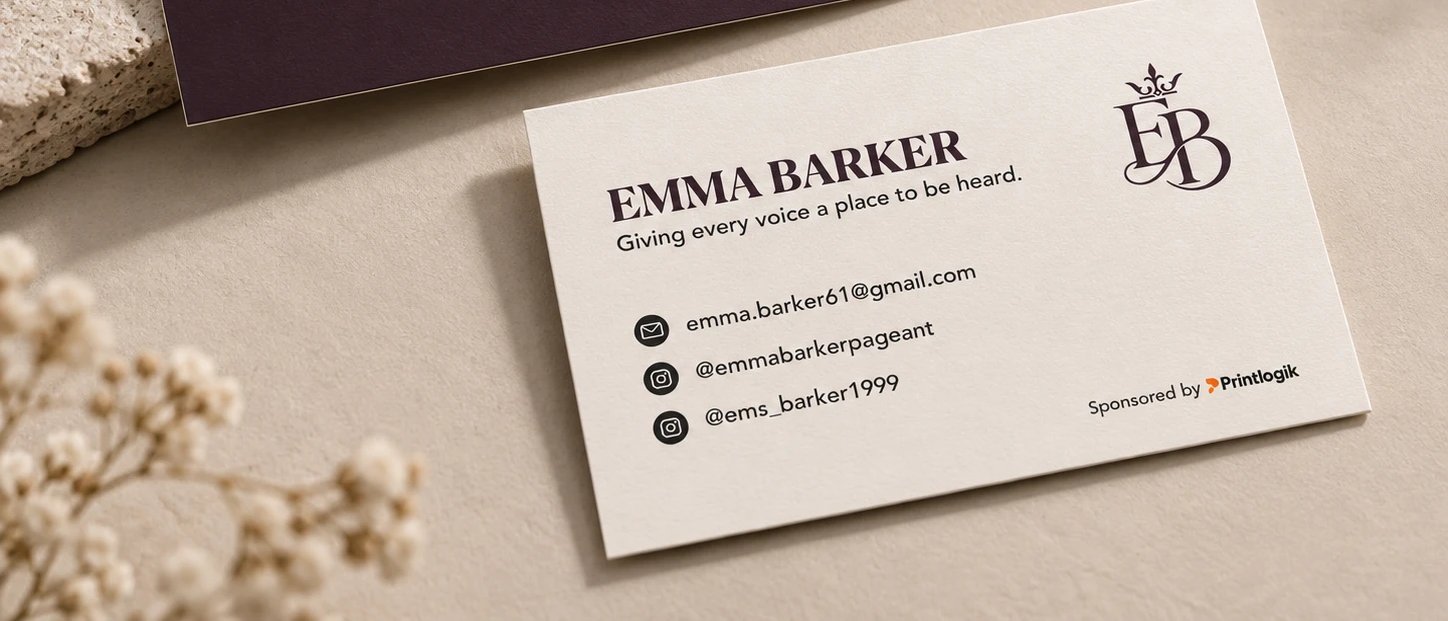 Emma Barker business card