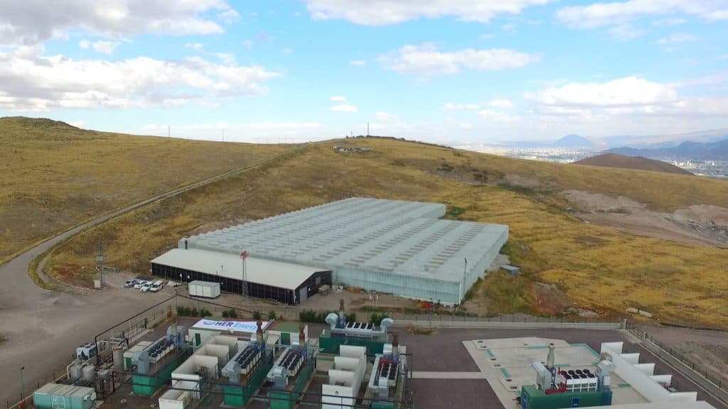 Landfill gas to energy project in Kayseri, Turkey